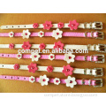10MM pet collars with flower rivet.color can changeable.